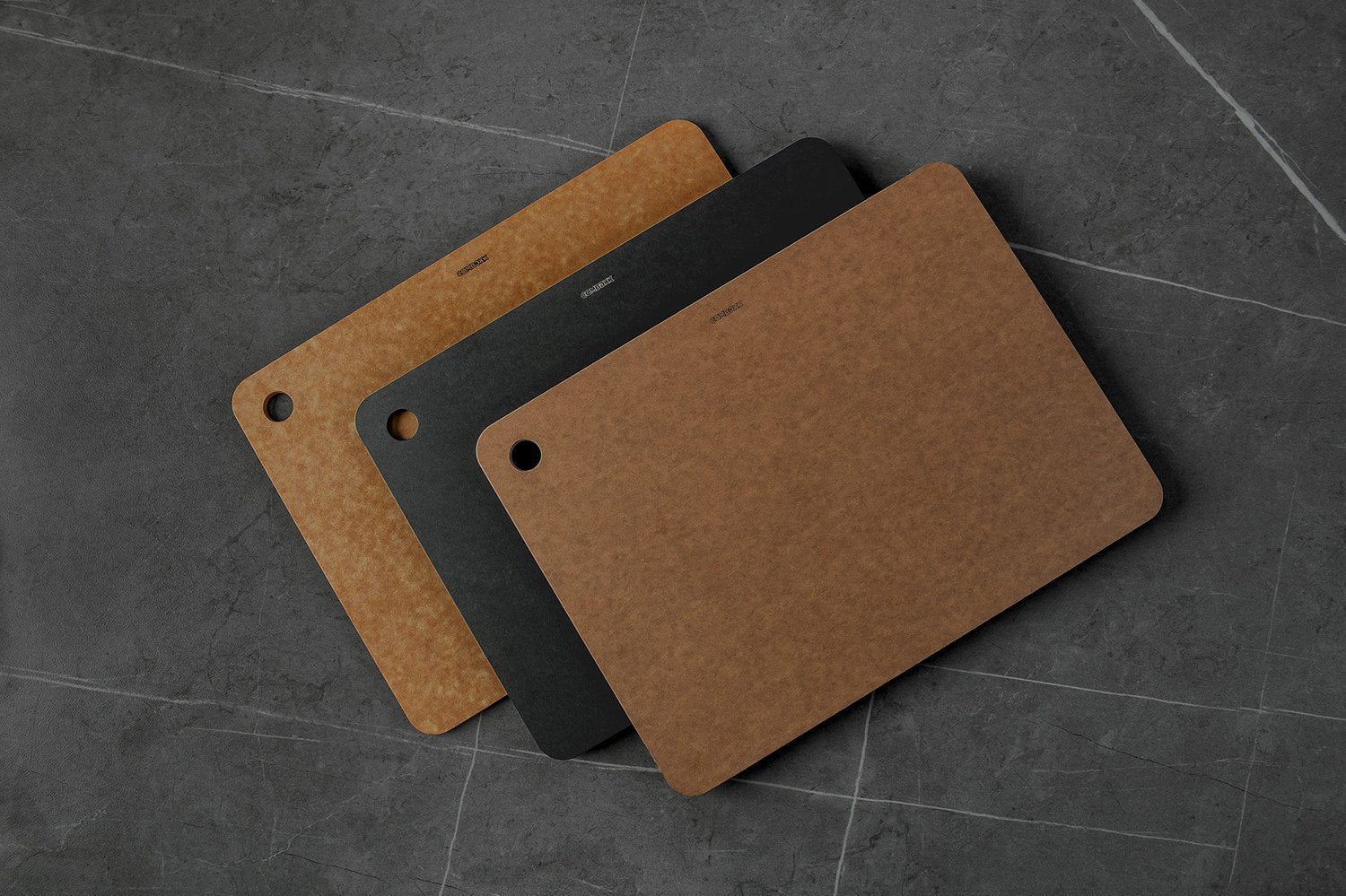 Recycled Paper Cutting Board 15x20cm Brown - Combekk